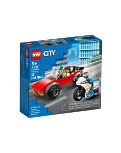 Конструктор Lego City Полицейская погоня на байке / 60392