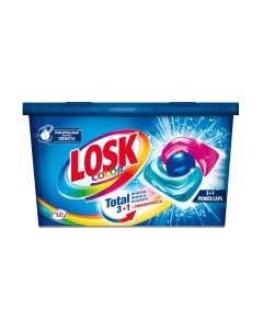 Капсулы для стирки ЛОСК Color 3 в 1 Losk