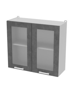 Шкаф навесной для кухни Интерлиния Компо ВШ80ст-720-2дв