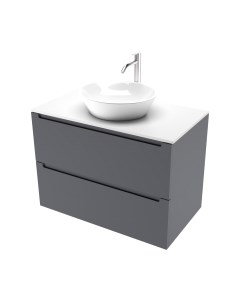Тумба под умывальник ЗОВ Дион 90 / D90LAFM7015MKV5-KP13W Зов