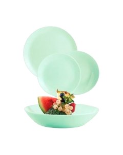 Набор тарелок Luminarc Diwali Paradise Green V6220