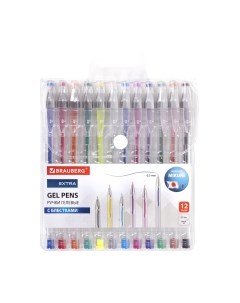 Набор гелевых ручек Brauberg Extra. Блестки / 143909