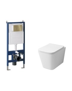 Унитаз подвесной с инсталляцией GR-4441S+900.K31.01.000+700.K31.05.32M.32M Grossman