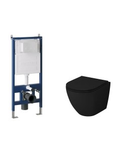 Унитаз подвесной с инсталляцией GR-4455BMS+900.K31.01.000+700.K31.05.01M.01M Grossman