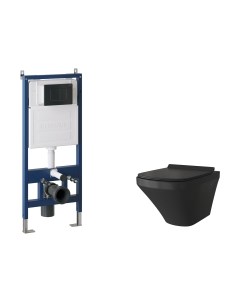 Унитаз подвесной с инсталляцией Grossman GR-4440BMS+900.K31.01.000+700.K31.04.21M.21M