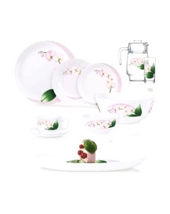 Набор столовой посуды Luminarc Дивали Пинк Орхидея P9939