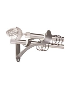 Карниз для штор АС ФОРОС Prime D16Г/16Г + наконечники Шишка Ас форос