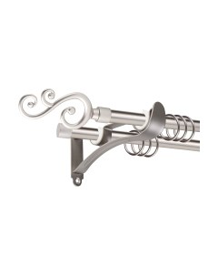 Карниз для штор АС ФОРОС Prime D16Г/16Г + наконечники Лоза Ас форос