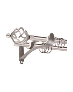 Карниз для штор АС ФОРОС Prime D16Г/16Г + наконечники Булава Ас форос