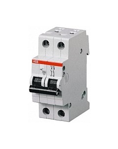 Выключатель автоматический ABB S 202 2P С 1А 6кА 2M / 2CDS252001R0014 Abb