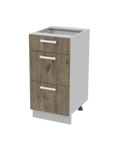 Шкаф-стол кухонный Интерлиния Компо НШ40рш3 1м+2б