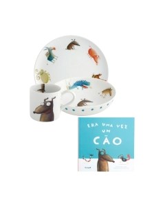 Набор столовой посуды Vista Alegre Era uma vez um co CaO + книга There Once Was A Dog 21122120 Vista alegre