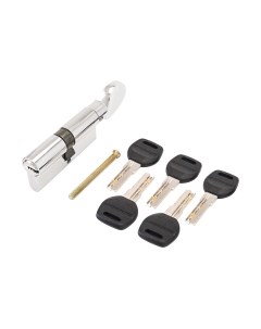 Цилиндровый механизм замка HD FG 70-5K СP 25x10x35G вертушка перфорированный Аллюр