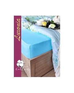 Простыня Luxsonia Трикотаж на резинке 200x200 / Мр0010-9