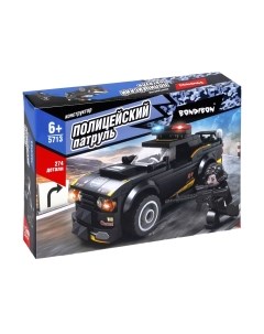 Конструктор Bondibon Полицейский патруль Машина / ВВ5713