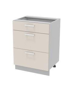 Шкаф-стол кухонный Интерлиния Компо НШ60рш3 1м+2б