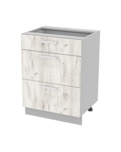 Шкаф-стол кухонный Интерлиния Компо НШ60рш3 1м+2б