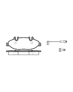 Тормозные колодки 110902 Remsa
