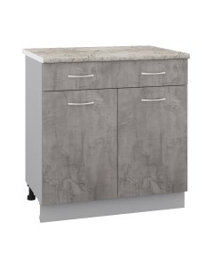 Шкаф-стол кухонный Кортекс-мебель Корнелия Лира НШ80р1ш