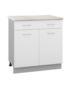 Шкаф-стол кухонный Кортекс-мебель Корнелия Лира НШ80р1ш