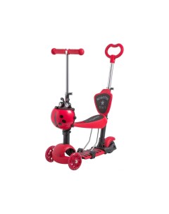 Самокат детский колеса PU 120х90мм красный 135209 120SB.DISCOKIDS.RD9 Novatrack