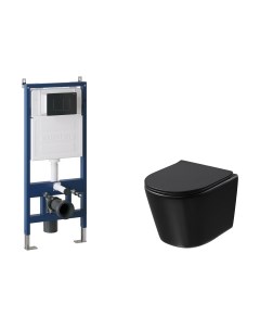 Унитаз подвесной с инсталляцией Grossman GR-4477BMSQ+900.K31.01.000+700.K31.04.21M.21M