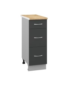 Шкаф-стол кухонный Кортекс-мебель Корнелия Лира НШ30р3ш