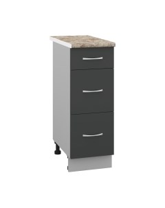 Шкаф-стол кухонный Кортекс-мебель Корнелия Лира НШ30р3ш