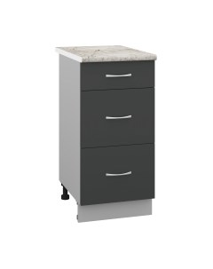 Шкаф-стол кухонный Кортекс-мебель Корнелия Лира НШ40р3ш