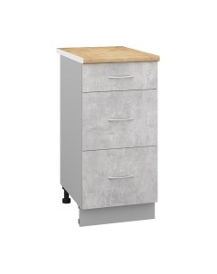 Шкаф-стол кухонный Кортекс-мебель Корнелия Лира НШ40р3ш