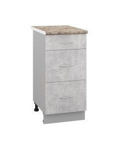 Шкаф-стол кухонный Кортекс-мебель Корнелия Лира НШ40р3ш