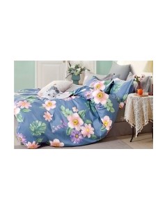 Комплект постельного белья Alleri Сатин Creative 2сп с евро Max простыней / СК-202