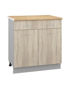 Шкаф-стол кухонный Кортекс-мебель Корнелия Лира НШ80р1ш