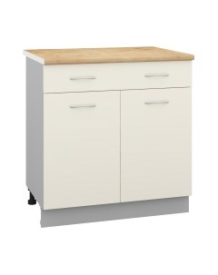 Шкаф-стол кухонный Кортекс-мебель Корнелия Лира НШ80р1ш