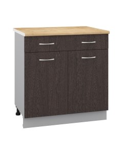 Шкаф-стол кухонный Кортекс-мебель Корнелия Лира НШ80р1ш