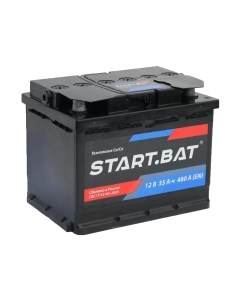 Автомобильный аккумулятор СтартБат 6СТ-55 VL Рус 480А L+ / 555107024 Стартбат