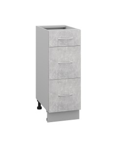 Шкаф-стол кухонный Кортекс-мебель Корнелия Лира НШ30р3ш без столешницы