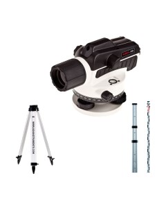 Оптический нивелир ADA Instruments Ruber-X32 + рейка STAFF 3 + штатив на винтах Light / А00201К Ada instruments