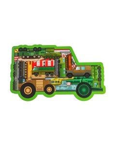 Развивающая игра Лесная мастерская Военный транспорт. Головоломка / 6537178