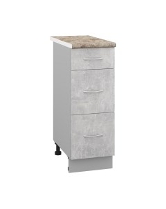 Шкаф-стол кухонный Кортекс-мебель Корнелия Лира НШ30р3ш