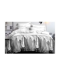 Комплект постельного белья №8606 2.0 с европростыней Pandora