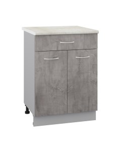 Шкаф-стол кухонный Кортекс-мебель Корнелия Лира НШ60р1ш