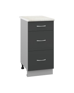 Шкаф-стол кухонный Кортекс-мебель Корнелия Лира НШ40р3ш