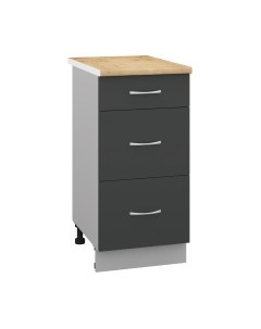 Шкаф-стол кухонный Кортекс-мебель Корнелия Лира НШ40р3ш