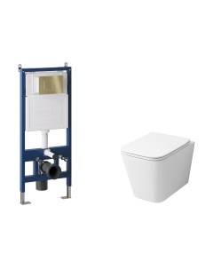 Унитаз подвесной с инсталляцией Grossman GR-4441S+900.K31.01.000+700.K31.04.32M.32M