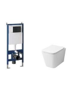 Унитаз подвесной с инсталляцией Grossman GR-4441S+900.K31.01.000+700.K31.04.21M.21M