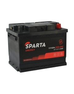 Автомобильный аккумулятор Energy 6СТ-62 Евро 500A Sparta