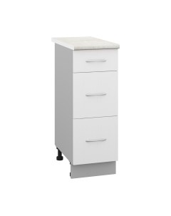 Шкаф-стол кухонный Кортекс-мебель Корнелия Лира НШ30р3ш