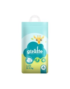 Подгузники детские Lovular Giraffe L 8-15кг / 429195
