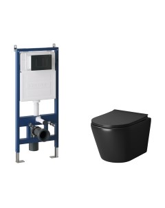 Унитаз подвесной с инсталляцией Grossman GR-4478BMS+900.K31.01.000+700.K31.04.21M.21M